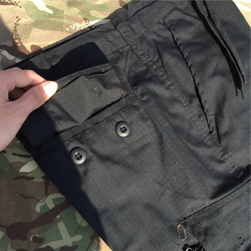 Army Combat Uniform Tactical Pants Mens Outdoor Training Work Wear Casual Trousers Multi-pockets Camouflage Military Cargo Pants