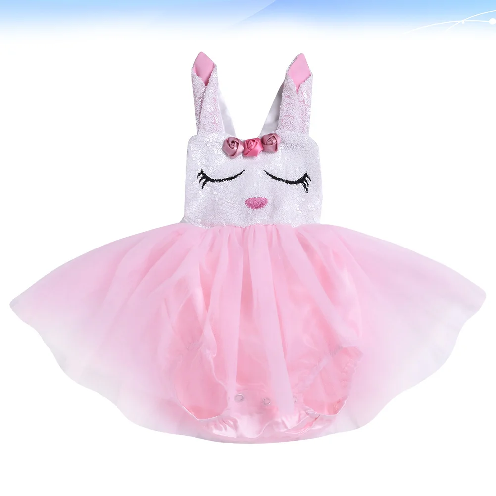 

Teen Girl Gifts Easter Rabbit Mesh Skirt Girls Skirts Birthday Outfit Baby Party Costume