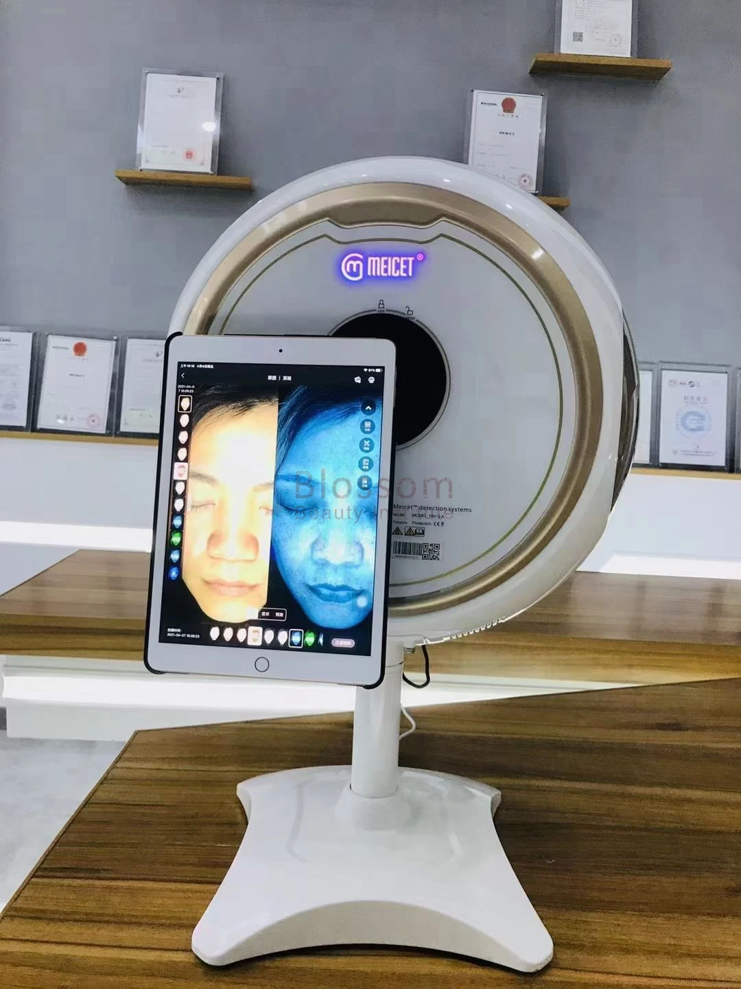 Professional Beauty Smart Mirror Skin Analyzer Beauty Instrument Detector Skin Analysis For Care skin tester