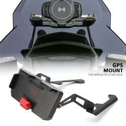 Motorcycle For APRILIA SR GT 200 GT200 Sr Gt200 2022 2023 USB Mobile Phone GPS Navigation Bracket Wireless Charging Support