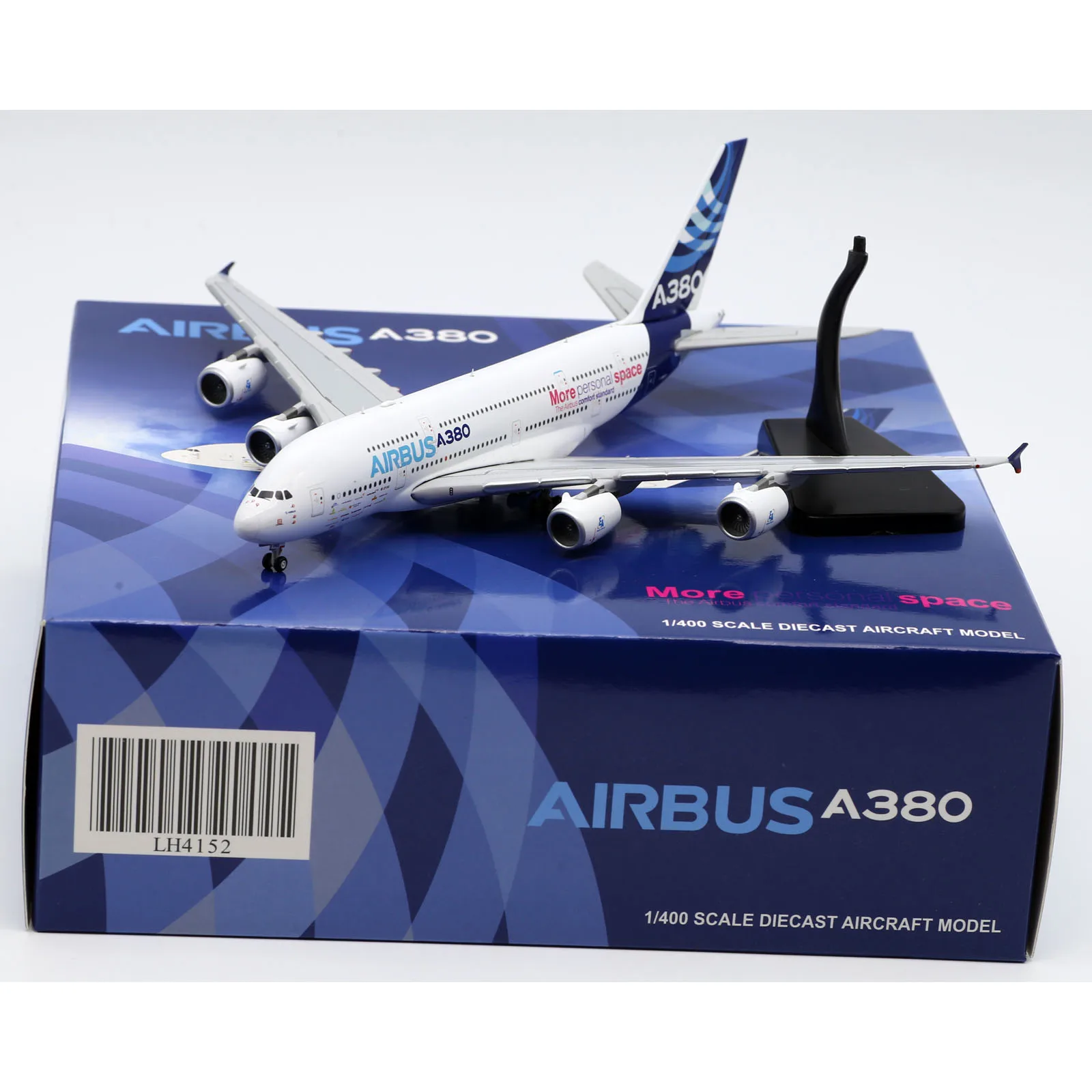 

LH4152 Alloy Collectible Plane Gift JC Wings 1:400 AIRBUS INDUSTRIE "House Color" A380 Diecast Aircraft Jet Model F-WWDD