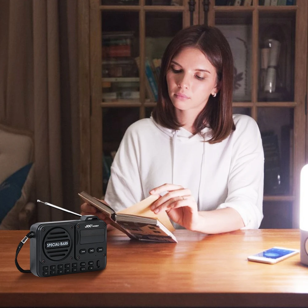 Description Picture 6 of itemDigital FM Radio Portable High Sensitivity Radio Recorder BT 5.4 Radio Speaker Receiver Alarm with LED Display for Seniors Elder