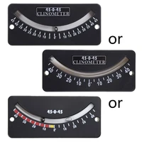 45-0-45 25-0-25 Inclinometer Mini Protractor Angle Indicator Measuring Instrument Tilt Gauge Slope Locator Meter 1