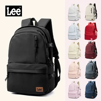 LEE Large Capacity Travel 15.6 Inch Laptop Backpack for Man Women's Waterproof Casual Nylon Teenagers College School Bag Male 1