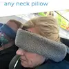 Adjustable Airplane Heads Support Pillow Strap Comfortable Cars Neck Support Band Compact Travel Pillow Alternative Head Bobbing 3