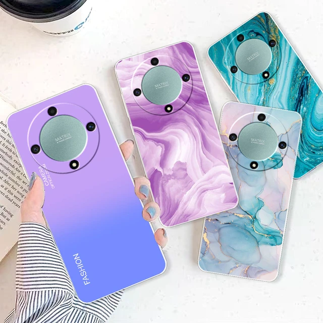 For Honor Magic 5 Lite 5G Case Cover Huawei Honor Magic 5 Lite 5G Capas  Shockproof Matte Translucent Funda Honor Magic 5 Lite 5G - AliExpress