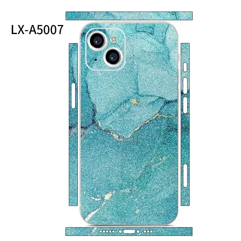 Per Iphone14 13 Pro Max 12 Mini 13 Pro 3M Glitter Film Wrap Stickers Custodie Cover Posteriore Decalcomania Pelle 3M Pellicola Protettiva Sticker