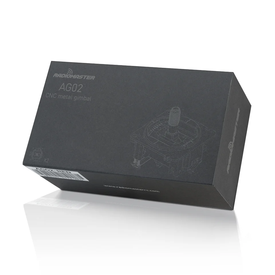 Radiomaster カラー AG02 CNC ホール ジンバル セット スロットルと
