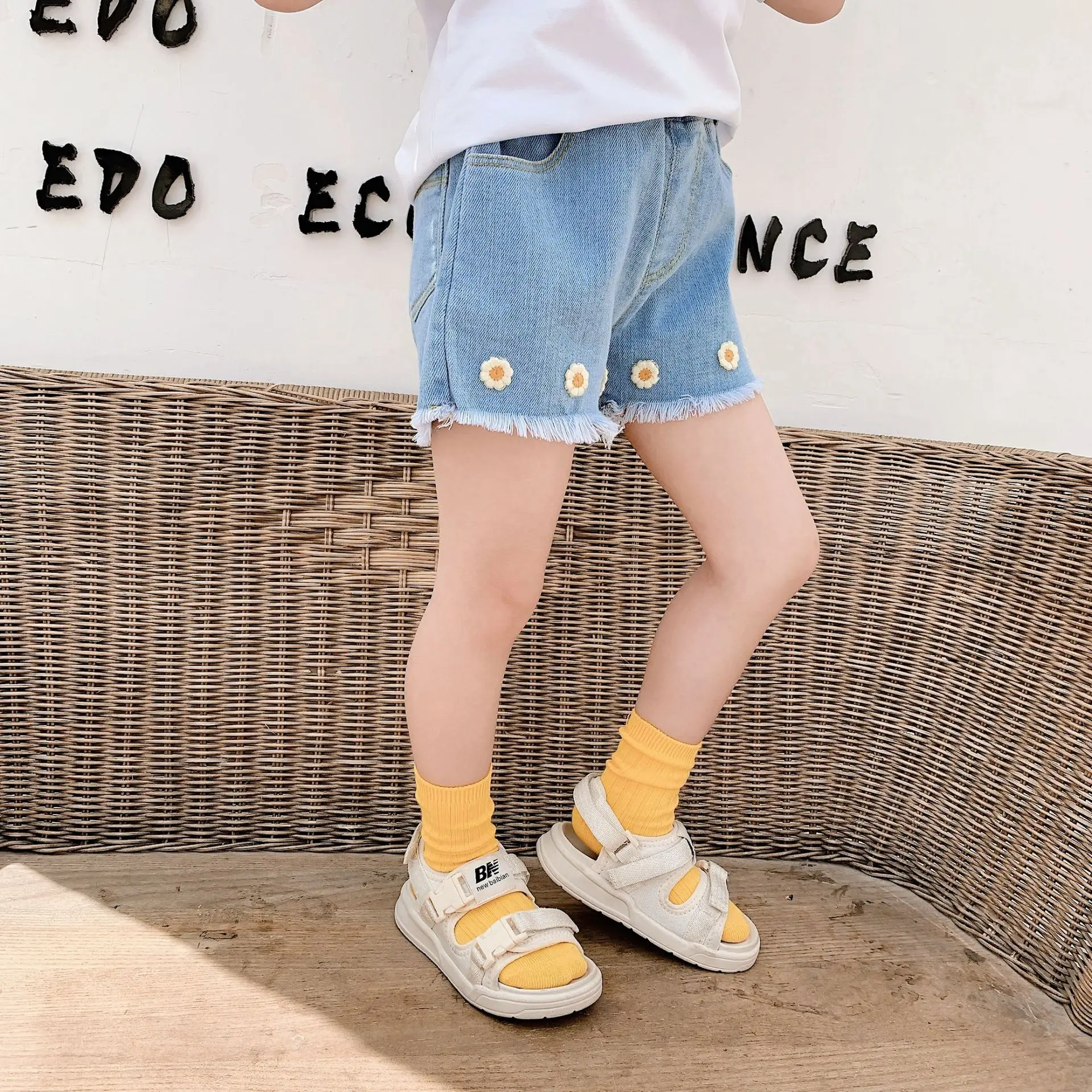 Pantaloncini Di Jeans Per Ragazze Pantaloncini Estivi Per Bambini Moda Ragazza Jeans Corti Blu Pantaloni Per Bambini Pantaloncini Per Ragazze Vestiti 
