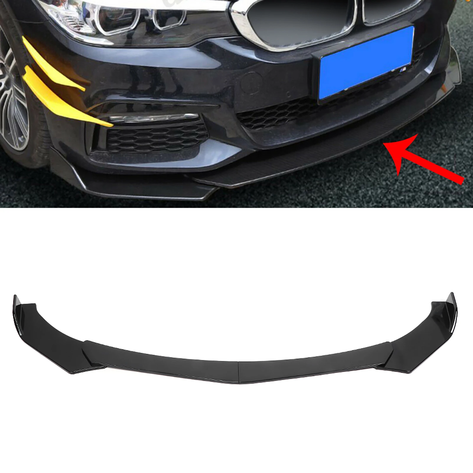 Front bumper lip splitte body kit spoiler for Vauxhall Opel