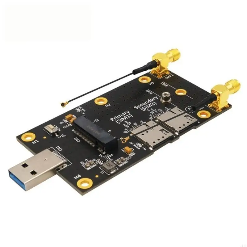 L41F 2슬롯 장치 M.2 USB3.0 포트 컴퓨터 부품 모듈 데이터 교환 하드웨어 액세서리용 무선 모뎀 어댑터 카드