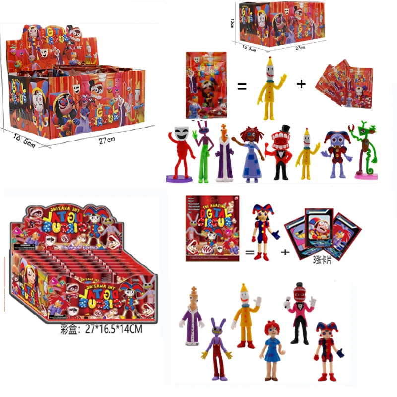 24 パック/セットアメージングデジタルサーカスフィギュアカード