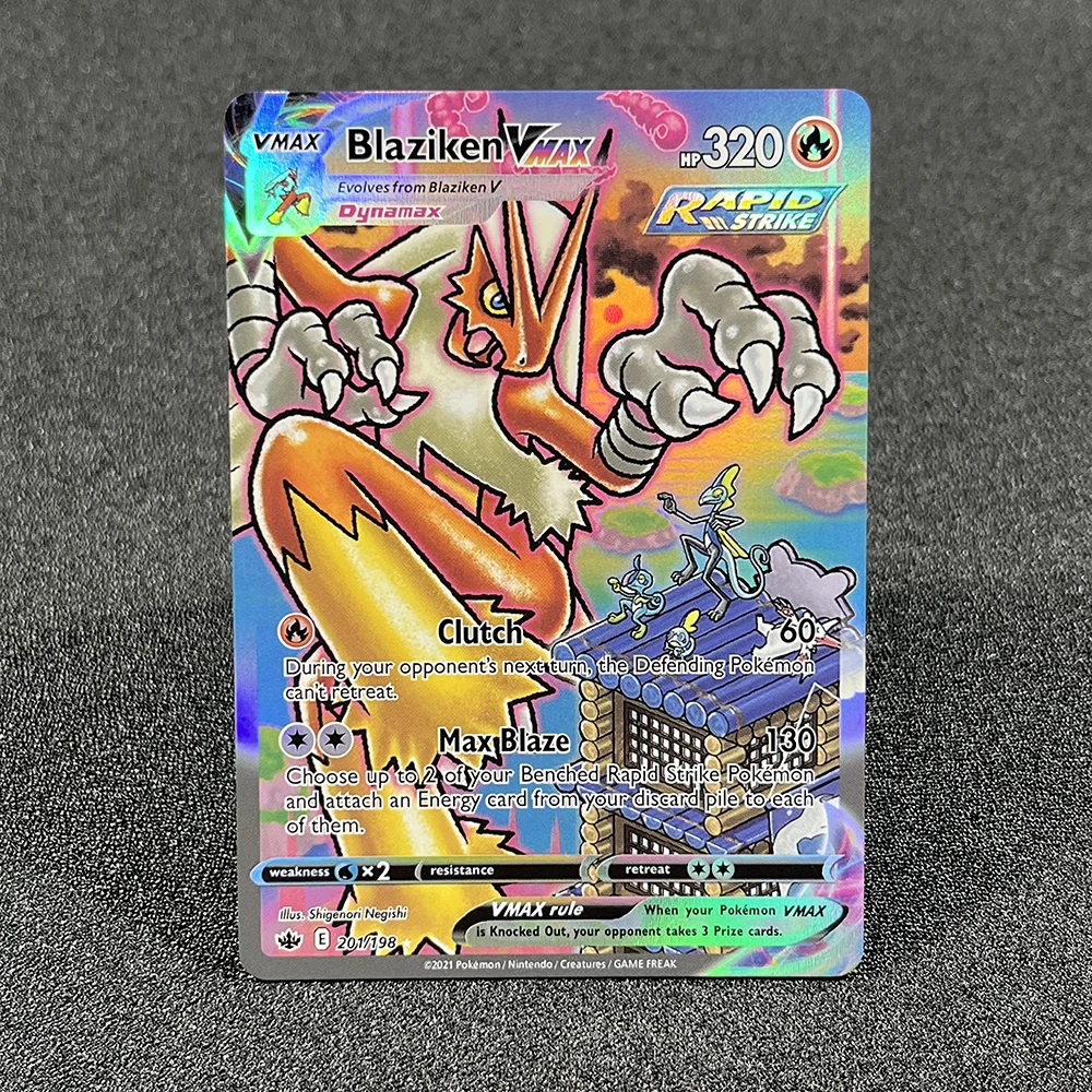 Holographic Charizard VMAX Foil Collectible Card Game Piece
