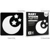 0-36M Newborn Visual Learning Book Baby Vision Stimulation Card Black and White Contrast Card Early Education Toy Montessori Toy 6