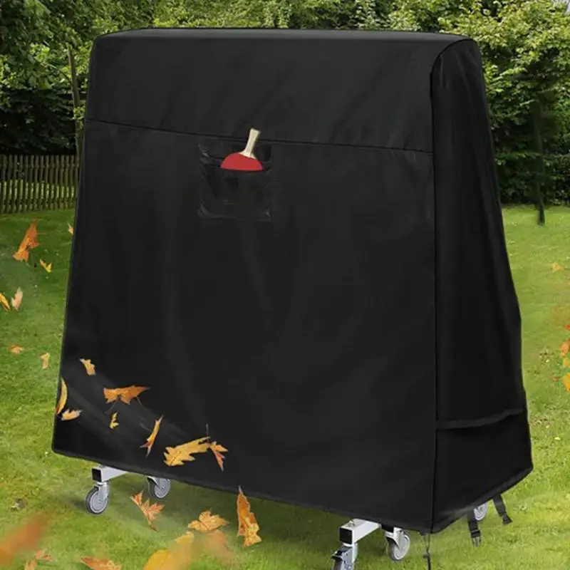 Waterproof Dust-proof Ping-Pong Table Cover Foldable Table Tennis Cover Outdoor 210D Oxford Cloth Protective