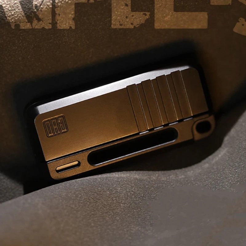 RIFLE-5 EDC Mechanical Rebound Push pull Slider Fidget Decompression Magnetic Push Card Multi playability Metal Fingertip Toy