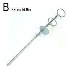 Adjustable Portable Steel Fishing Rod Holder - Metal Bracket Accessory (37CM)