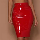 latex pencil skirt