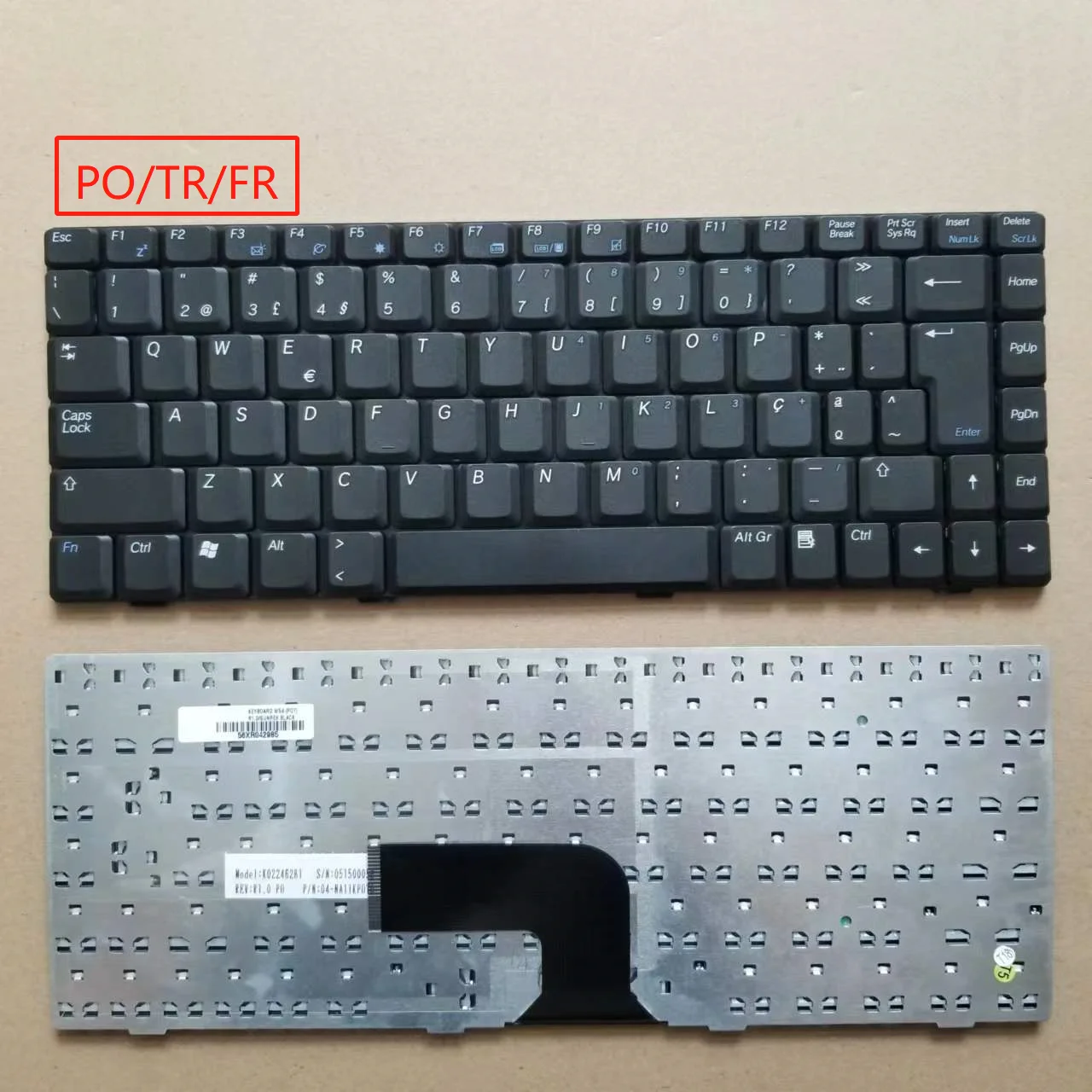Nuova Tastiera Turca Francese Portogallo Per Asus W5 W6 W7 W7F W7J Z35F Z53 W5000 W5F Clavier Fr Po Tr