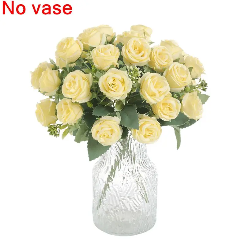 30 cm künstliche Blume, Seidenrosen, Simulationsstrauß für Heimdekoration, Tisch, Hochzeitsdekoration, DIY-Vase, Blumenarrangement – Detail 12