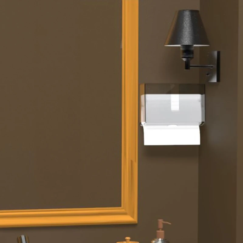 

Держатель для сушильных листов, Акриловый Диспенсер Для сушильных листов с откидной крышкой, органайзер для прачечной, контейнер для хранения