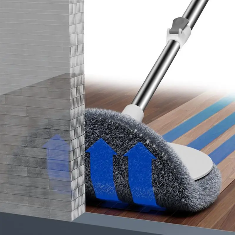 

Вращающаяся швабра и ведро, чистящая деталь с ведром, набор швабры, 6 насадок для швабры, в комплект входит Швабра для разделения сточных вод для пола