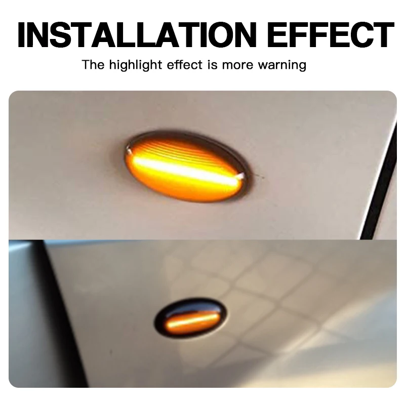 2 Clignotants Dynamiques LED, Feu De Position Latéral Pour Citroën Berlingo 2002-2015 2017 2018 2019 2020, Expédition 2007-2020 Jumpy 2007-up