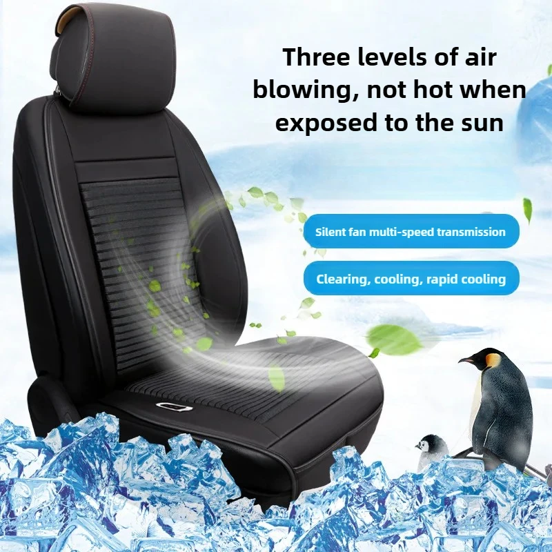 3-in-1 Heating Cooling Massage Car Seat Cushion Ventilated