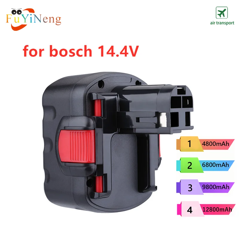 

BAT038 14.4V12800mAh Rechargeable Battery for bosch BAT038 BAT040 BAT140 BAT159 BAT041 3660K NI-CD PSR GSR GWS GHO 14.4V Battery