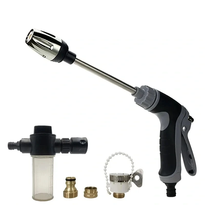 Description Picture 4 of itemPortable Auto Foam Lance Water Gun High Pressure 3 Grade Nozzle Jet Car Washer Sprayer Cleaning Tool Automobile Garden Wash Tool