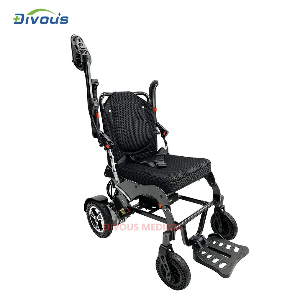 Powerful Wheelchair Electric Disabled Lightweight 4 Wheel Scooter Folding Portable Wheel Chair