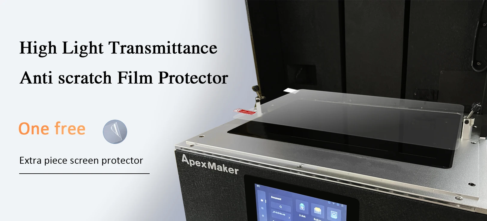 ApexMaker X1 16-calowa drukarka 3D z żywicy 3D o wysokiej prędkości 8K monochromatyczny Srceen rozmiar pikseli 46um (dostawa w Dec)