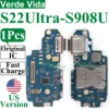 USB شحن ميناء مجلس النسخة الأمريكية حوض موصل الكابلات المرنة لسامسونج S928U S918U S908U S906U S23 S24 الترا S22 زائد S21 FE