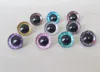 new 20pcs--N10-9-12-14-16-20-24-30-35mm 3D  glitter toy eyes + washer for woolen diy plush  doll color option 1