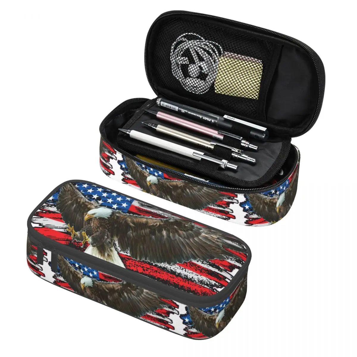 

Индивидуальные милые Чехлы для карандашей в американском стиле для девочек и мальчиков, большой чехол для карандашей, Школьные Аксессуары