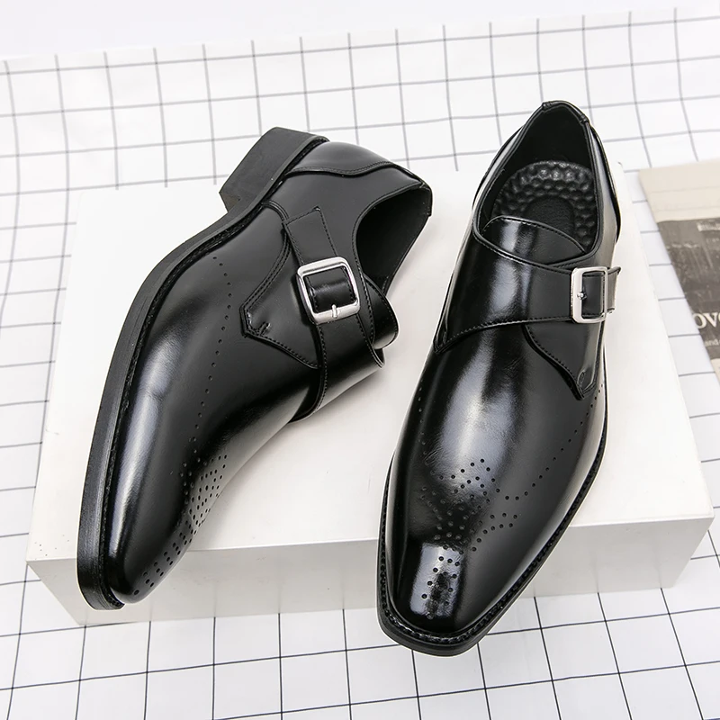 

2023 Italian Dress Shoes Men Wedding Party Shoes High Quality Casual Loafer Male Designer Flat Shoes Zapatos Hombre Plus Size 48