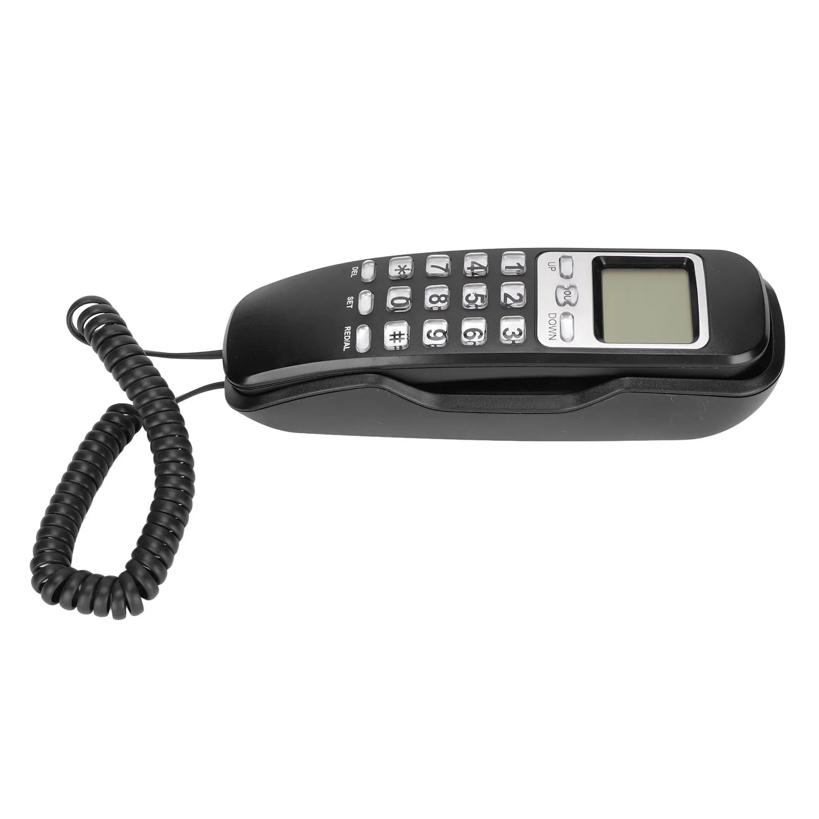 Home Landline Phone LCD Display Redial Function Desktop Corded Fixed Telephone For Office Hotel Home wired phone