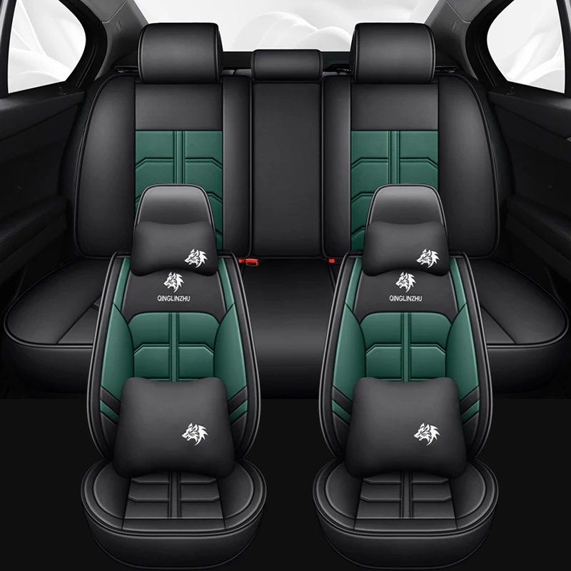 High Quality Car Seat Covers PU Leather Seat Cushion Front and Rear