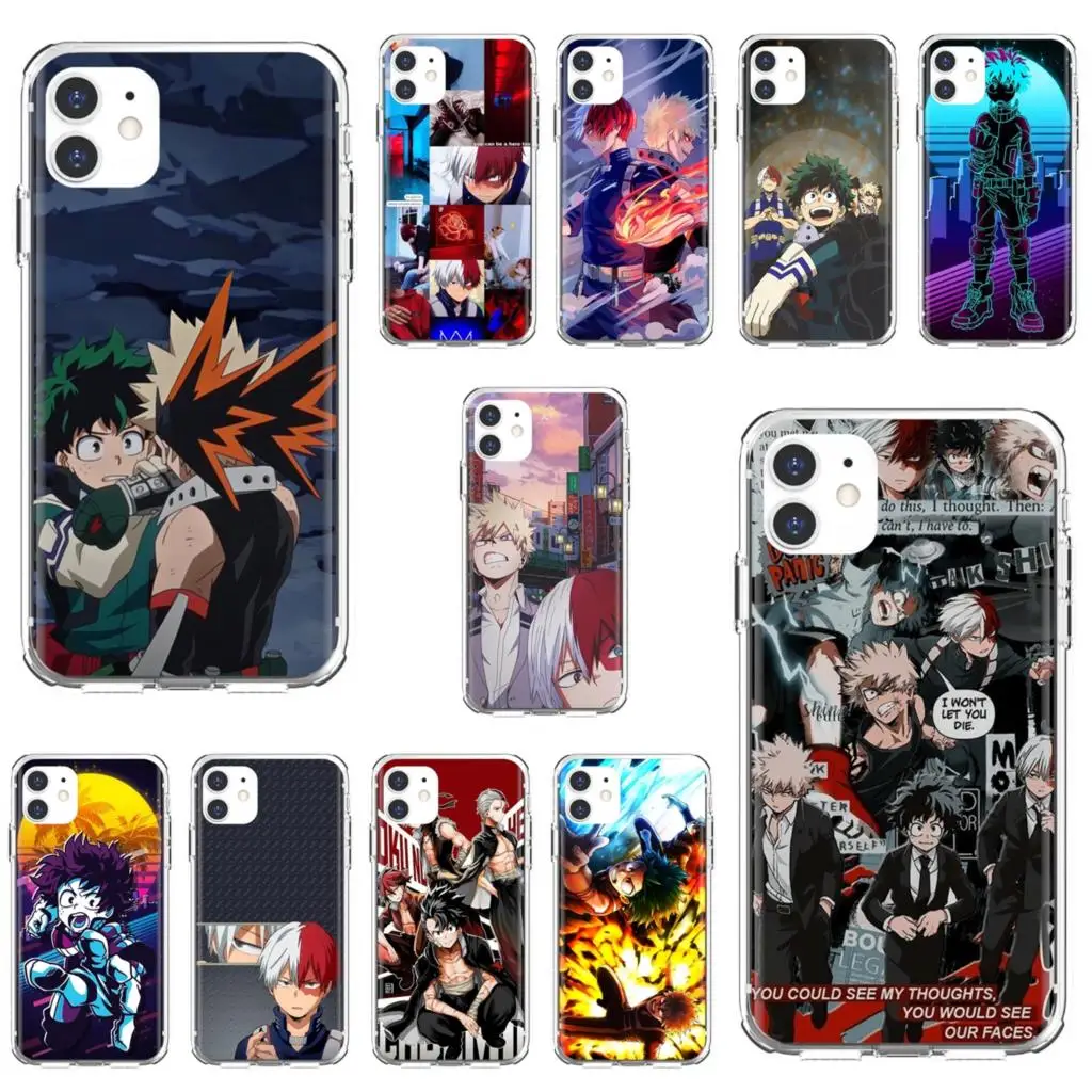 Мягкие чехлы deku and todoroki Bakugo для Galaxy A10 A30 A40 A50 A60 A70 a12 a31 a41 A51 a51 a20e a21s a32 a52 a72 | Мобильные