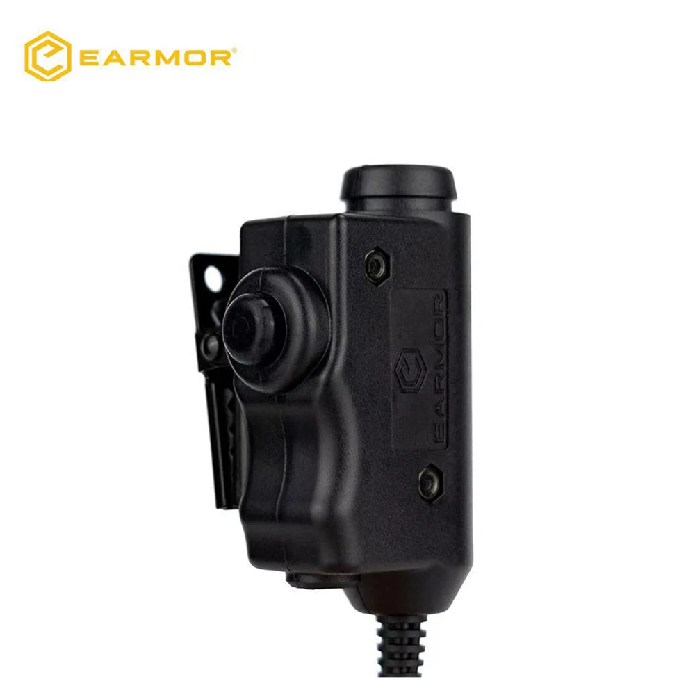 EARMOR Tactical Headset PTT Intercom Adapter Compatible with Kenwood (for Baofeng) Suitable For Outdoor Tactical Communication