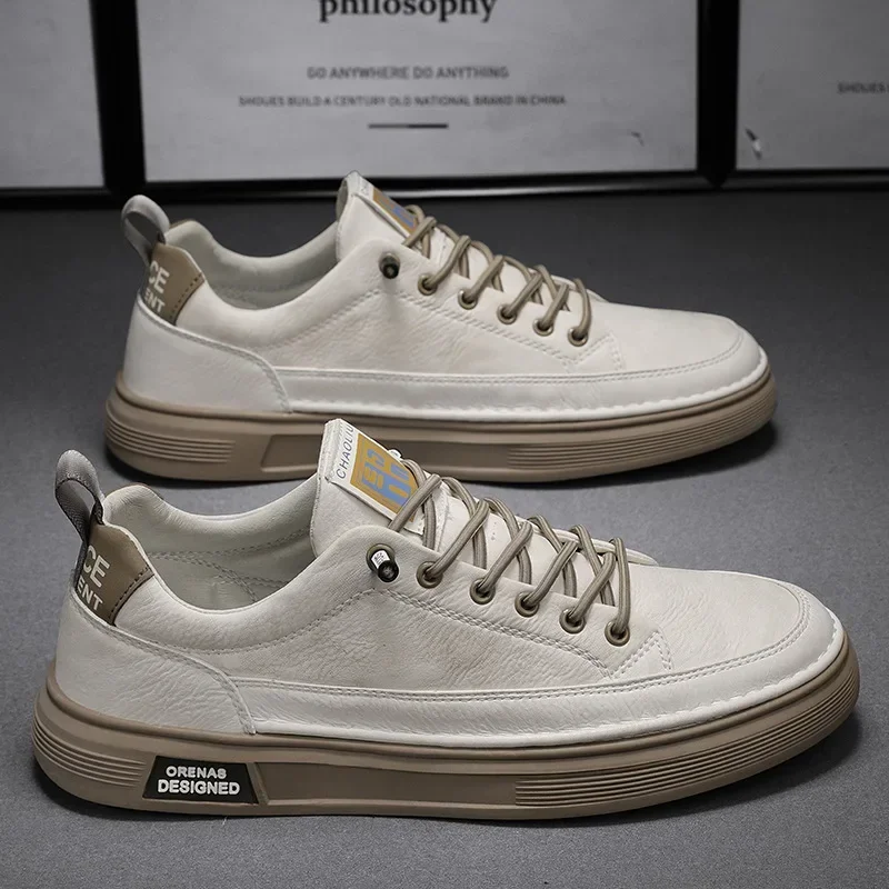 Platform Leather Chef's Loafers Fashion Summer Sneakers Outdoor Driving Tennis Running Luxury Trainers 2025 Mens Shoes Casual 4