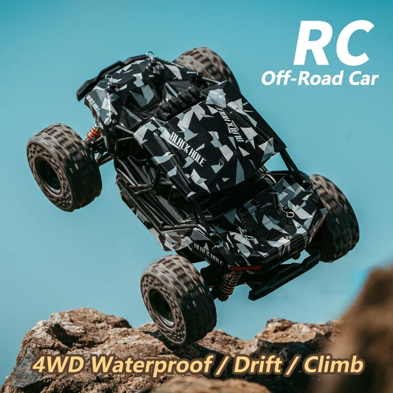 All Terrain High Speed RC Car with Upgraded Alloy Accessories, 1:18 Desert Off-Road Car, Waterproof Design 5