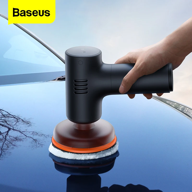 Car polisher Baseus Wireless Car Polishing Machine Cordless Adjust Speed Automotive Polisher For Car Body Clean Home Wireless Waxing Polish