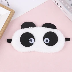 Luxurious Plush Panda Eye Mask for Comfortable Sleep and Relaxation (A3)