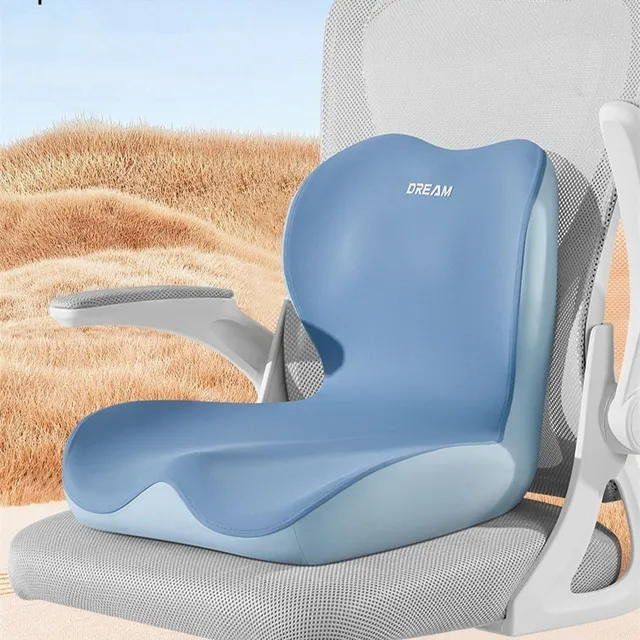 Coussin orthopédique en mousse à mémoire de forme en forme de "L", confortable, Design ergonomique, oreiller Coccyx pour dossier, siège de voiture, chaise de bureau, soulagement de la douleur 1