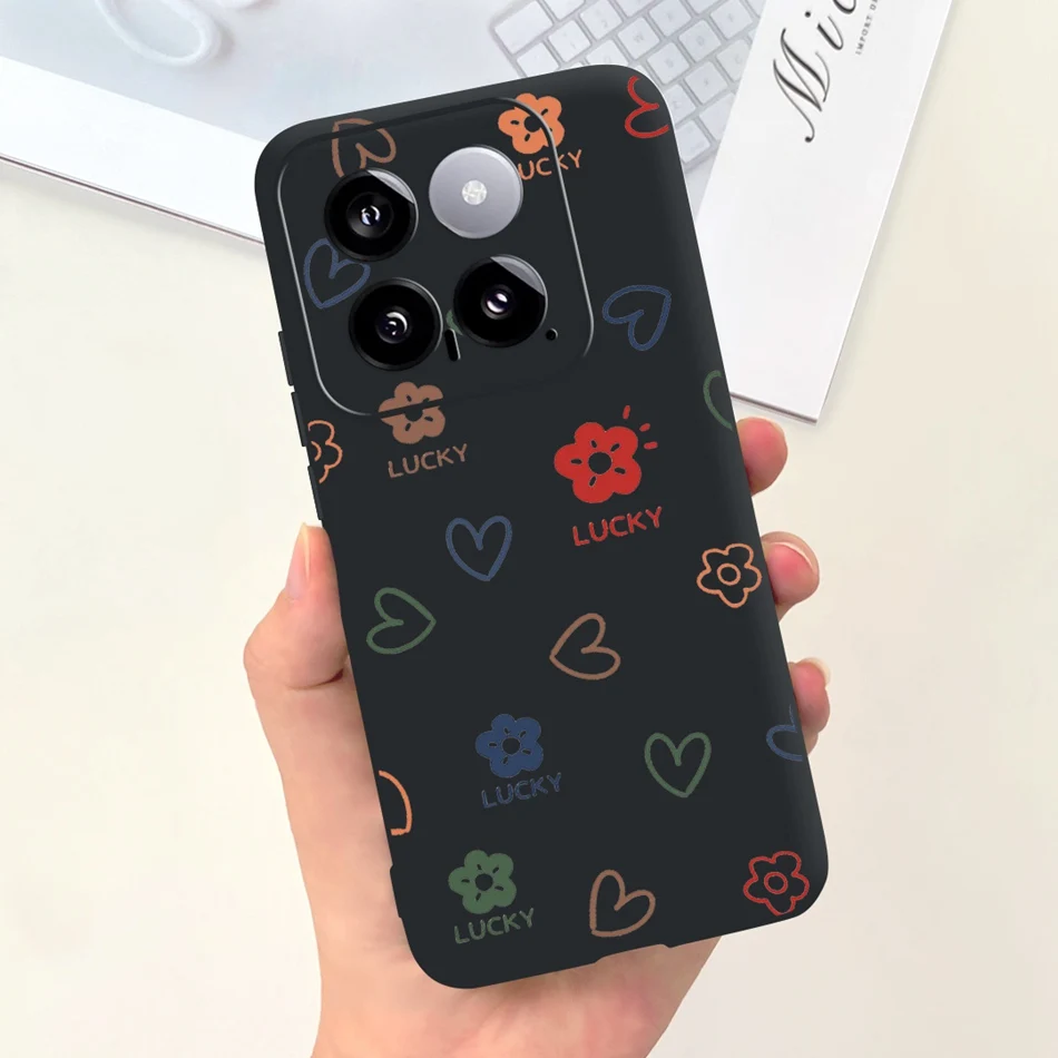 Cute Love-Heart Candy Color Soft Silicone Protective Phone Case