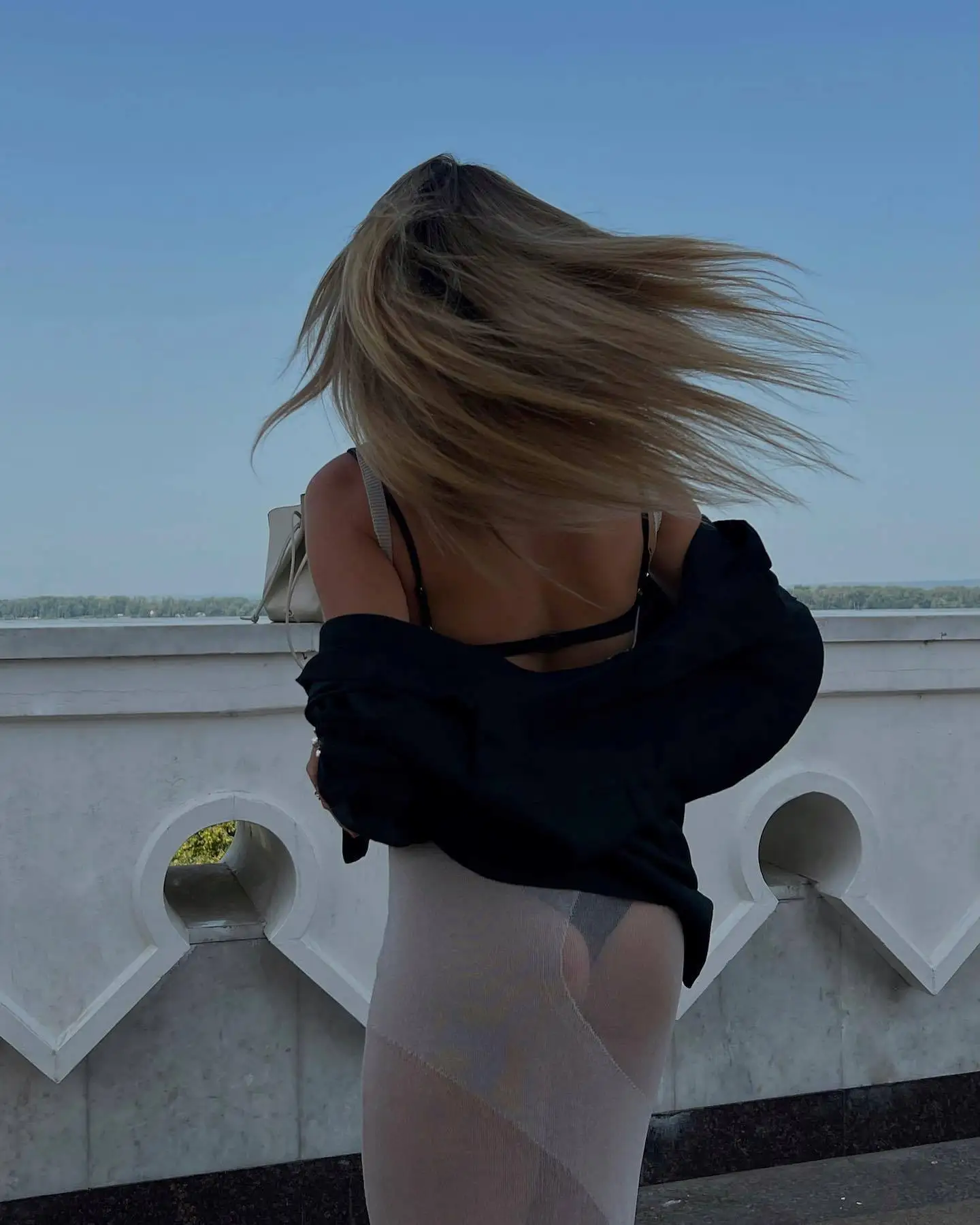 Backless Patchwork Maxi Dress Cover up For Women Slim Loose Holiday Beach See-Through Clothes Dress Female Knit Long Dress