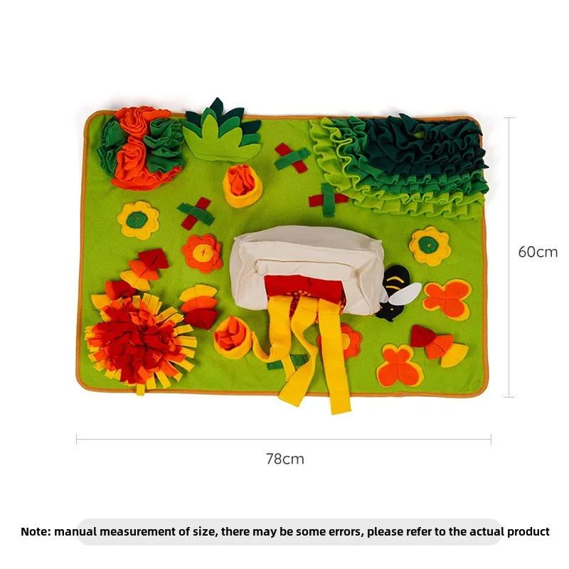 Pet Snuffle Feeding Mat Dog Cat Hidden Food Mats Dogs Sniffing Training Game Blanket Puppy Bite Resistant Educational Toys