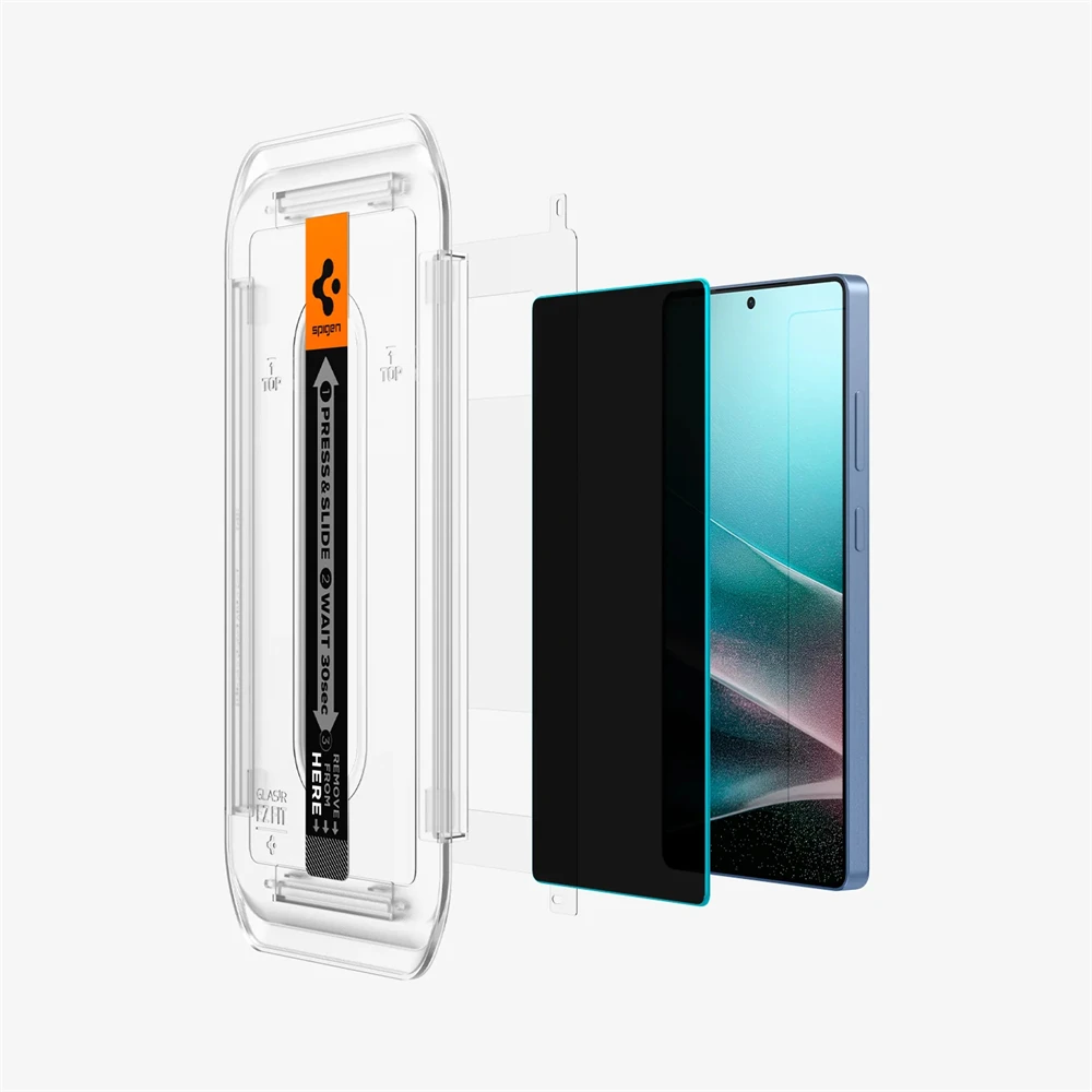2 Stück Spigen Glas.tR EZ Fit Sensor-Schutzfolie für Samsung Galaxy S26 Ultra S25 S24 Gehärtetes Glas Sichtschutz-Displayschutzfolie – Detail 4