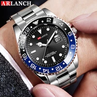 ARLANCH hommes montre à Quartz haut de gamme de luxe montres étanches mode hommes sport Date montres noir Relogio Masculino 1